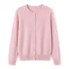 Série Luxo 100% Lã Merino Australiana Fio de Alta Qualidade Cardigan Suéter Tricotado Puyuan