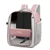 Mochila para Gato Yuebaitu, Mochila Escolar para Exterior, Bolsa Dupla para Pet, Acessórios para Gatos, Bolsa Transparente Portátil de Grande Capacidade para Gatos