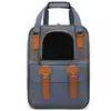 Mochila transfronteiriça para cães e gatos para passeios diários, respirável, portátil, dobrável, bolsa de ombro duplo de grande capacidade
