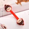 Cabo de armazenamento de fone de ouvido de desenho animado, enrolador de silicone fofo, botão de enrolamento criativo, dispositivo de encadernação