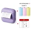 Impresora Mini Transfronteriza Nueva Bluetooth Inalámbrica Conectable Teléfono Móvil Portátil Pequeña para el Hogar Impresora de Etiquetas Fotográficas