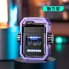 Encendedor de Pulso Digital Giroscópico de Doble Arco X12 Estilo Mecánico Regalo Carga Encendedor Descompresión Venta al por Mayor Dropshipping