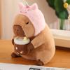 Estilo celebridade da internet boneca capivara transformada boneca de pelúcia fofa brinquedo presente de aniversário infantil boneca capivara