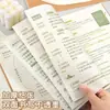 Caderno de Folhas Soltas B5 Simples Espessado em Couro Bovino com Encadernação em Cola, Caderno para Alunos do Ensino Fundamental II e Médio, Caderno para Correção de Erros, Bloco de Notas, Papel de Folhas Soltas