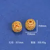 Accesorios DIY de Cobre Chapado en Oro, Cuentas Espaciadoras de Caparazón de Tortuga Ricas y Lujosas, Cuentas de Ojo de Gato, Accesorios para Pulseras, Cuentas de Calabaza, Accesorios al por Mayor