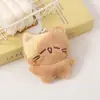 Nuevo llavero de gato KT de felpa con bloques de color, lindo colgante de gato de peluche, decoración para bolso, accesorio de regalo