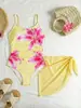 Novo Maiô de Uma Peça para Meninas da Amazon 2027 Conjunto de Duas Peças com Saia de Suspensório Slim-Fit Adequado para Férias na Praia