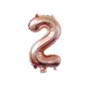 Pequeño digital de 16 pulgadas versión EE. UU. de cuerpo delgado decoración de globos fiesta de cumpleaños comercio exterior globo de película de aluminio al por mayor 16 digital de película de aluminio