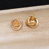 Pendientes de Plata S925 Pearl Emptholder Accesorios 5711 Anillo Emptholder Kit DIY Nido de Pájaro Perla 6-7