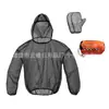 Roupa de Verão à Prova de Mosquitos Transfronteiriça, Jaqueta à Prova de Mosquitos para Acampamento ao Ar Livre, Conjunto de Roupas de Malha para Aventura de Pesca, Portátil