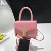 Bolsa Feminina Retrô Design de Nicho 2025 Verão Nova Tendência da Moda Ombro Único Bolsa Quadrada Pequena Casual Estilo Ocidental Bolsa Transversal
