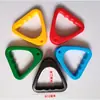 Accesorios para estación de clasificación de basura asa de autobús anillo de tracción anillo de colgar triangular gancho de manija de estante de clasificación juego de poleas