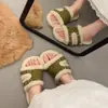 Pantuflas peludas de estilo coreano con forro polar y suela gruesa para mujer, nuevas de otoño/invierno 2026, tipo slip-on, retro, perezosas, de algodón, estilo Birkenstock