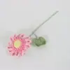 Flores de Lana Transfronterizas Hechas a Mano Flores de Girasol de Lana Terminadas Puestos del Mercado Nocturno Ramilletes Tejidos a Mano Flores de Lana
