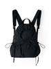 Bolsa feminina 2023 outono e inverno Nova Coreia do Sul nicho estilo ins mochila leve com cordão plissada mochila estilo preppy