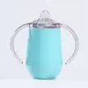 Criativa 12oz Aço Inoxidável 304 Alça Binaural Casca de Ovo Caneca de Escritório Portátil Caneca Térmica Atacado Transfronteiriço