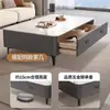 2026 Novo Gabinete de TV de Chão para Sala de Estar Casa Apartamento Pequeno Sensação de Luxo Leve Combinação de Mesa de Centro e Gabinete de TV