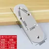 Peça de Conexão de Aço Inoxidável Conector de Placa de Madeira Peça de Fixação de Chapa de Ferro Peça Plana de Reforço Canto Preto Suporte em L Peça Reta Código T
