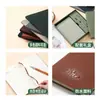 Cuaderno A5 de Tela Engrosada con Logo Personalizado, Bloc de Notas Exclusivo Transfronterizo, Libro de Actas de Reunión de Gamuza de Oveja, Planificador