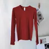 Chaleco Otoño e Invierno Tops Deportivos para Mujer, Cuello Redondo Ajustado, Ropa de Yoga de Secado Rápido, Aspecto Adelgazante Correr Elástico Transpirable Ropa de Fitness