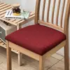 Funda de Cojín Cuadrada de Punto Daling Funda Elástica para Silla de Comedor Funda para Asiento de Silla Funda para Silla de Hogar y Hotel Cojín
