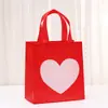 Nueva bolsa de regalo para el Día de San Valentín, boda festiva, amor, bolsa no tejida, regalo de vacaciones, bolso tridimensional, venta al por mayor