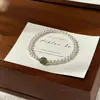 Pulsera de Perlas y Cuentas Retro Francesa, Lujo Ligero, Pulsera de Gama Alta, Moderna, Exquisita, Elegante y Versátil para Mujer