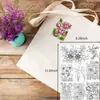 En Stock Patrón Floral Adhesivo para Coser Tela No Tejida Soluble en Agua Bordado DIY Papel para Bordar Estabilizador Se Disuelve en Agua Fría
