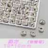 Lote Inteiro de Ornamentos Diamantados Especiais Huazi Imitação Brilhante Redondos de Cristal de Seda de Alta Qualidade K9 Substituição Diamantes para Nail Art com Fundo Pontiagudo de Vidro