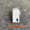 Etiqueta de Precio con Cordón Elástico en Blanco Material de Etiqueta Tarjeta Colgante Joyería Cordón para Joyería Etiqueta de Precio para Joyería