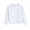Sudadera con Forro Polar para Otoño e Invierno, Versátil Suéter Cálido de Manga Larga con Cuello Redondo para Niños