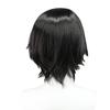 Peluca de Cosplay de Dibujos Animados de Dazai Osamu Bungo Stray Dogs Fibra de Alta Temperatura Cabello Corto Marrón Negro Peinado de Personaje Universal Venta al por Mayor