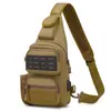 Bolsa de Peito Tática Direto da Fábrica Bolsa Transversal Multifuncional Masculina para Exterior Mochila Casual Esportiva para Ciclismo com Múltiplos Compartimentos