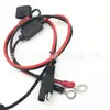 Caja de fusibles SAE cable de alimentación de batería para calentador de agua solar cableado del encendedor de cigarrillos del coche a terminales macho y hembra SAE