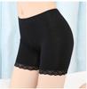 Roupa íntima feminina modal plus size renda calças de segurança leggings boxers anti-exposição três pontos shorts anti-curvatura