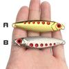 Luya Ma - Tarjeta de punto rojo, placa de hierro, plomo para peces, 5 g-20 g, aleación de zinc, cebo falso biónico, pez de agua dulce para pesca