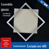 Acesso oculto à placa de gesso 400 Painel de acesso de liga de alumínio Placa de cobertura Trava de teto Imprensa magnética