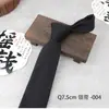 Nova Gravata Listrada Diagonal de Algodão 7,5cm Formal Casual Amarrada à Mão Larga para Homens em Estoque do Fabricante