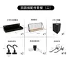 Tablero perforado Wg6Q Mampara de pared para e-sports Personalizable, Estante de almacenamiento, Escritorio de estudio para computadora Decoración Estante de almacenamiento de escritorio