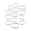 Hebilla Rectangular, Accesorios de Ferretería para Equipaje, Hebilla de Ajuste Metálica, Decoración de Ropa, Hebilla de Esquina, Botón de Cinturón para Cortavientos