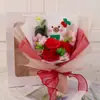 Ramo de Graduación, Regalo del Día de San Valentín Chino 520 para Novia, Muñeca Linda Creativa, Flor de Jabón, Peluche de Stellalou, Regalo de Cumpleaños