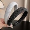 Diadema de Lazo Negra Pequeña y Fragante de Gama Alta para Mujer Nueva Pinza para el Cabello para Lavado de Cara de Mujer Accesorios Versátiles para el Cabello Pinza para el Cabello Tocado
