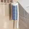 Conjunto de Escova de Vaso Sanitário Descartável para Limpeza sem Cantos Mortos, Artefato Doméstico, Montado na Parede, Cabeça de Reposição Descartável, Escova de Vaso Sanitário