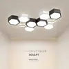 Luminária de Teto Luminária de Sala de Estar Moderna Minimalista Quarto Lâmpada Principal Designer Geométrico Combinação de Iluminação Novo Modelo 2025