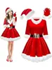Ropa Navideña de Nuevo Estilo Transfronteriza Disfraz de Cosplay para Actuación en Escenario Conjunto de Vestido para Mujer Adulta Disfraz de Actuación en Escenario