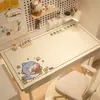Tapete de mesa inspirador de desenho animado específico para estudantes, tapete de escrita sem formaldeído para proteção ocular do estudante, almofada protetora retangular para desktop