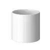 Etsy Maceta Blanca de Porcelana para Suculentas Maceta Blanca de Cerámica Maceta para Cactus de Escritorio Transfronteriza Venta al por Mayor Logo Imprimible