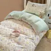 Conjunto de Roupa de Cama para Estudante Universitário Três Peças 100% Algodão Edredom Individual Conjunto Completo Roupa de Cama para Ensino Médio Conjunto de Seis Peças