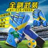 Guantes de Portero para Niños, Espinilleras para Estudiantes de Primaria y Secundaria, Set de Entrenamiento de Fútbol Juvenil, Guantes Transpirables Antideslizantes, Gruesos