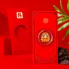 Pegatinas para Teléfono Móvil de Mazu Pintadas Sobres Rojos Conmemorativos Pegatinas Doradas de Dibujos Animados de Mazu para Proteger y Proteger Regalos de Paz y Amistad al por Mayor